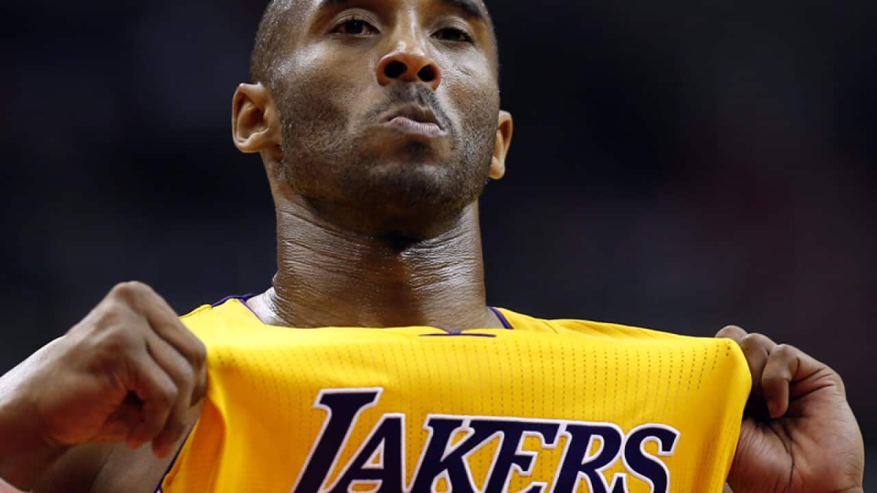 Los Angeles Lakers guard Kobe Bryant
