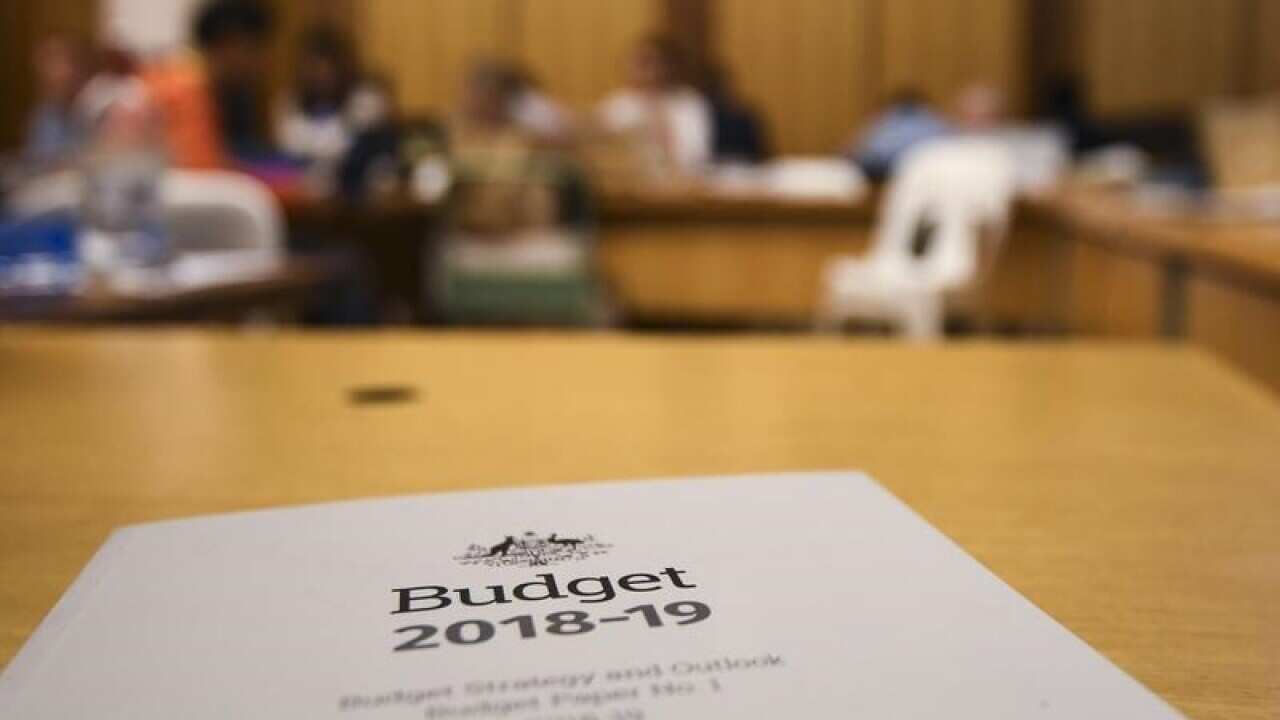 Last year's Budget papers.