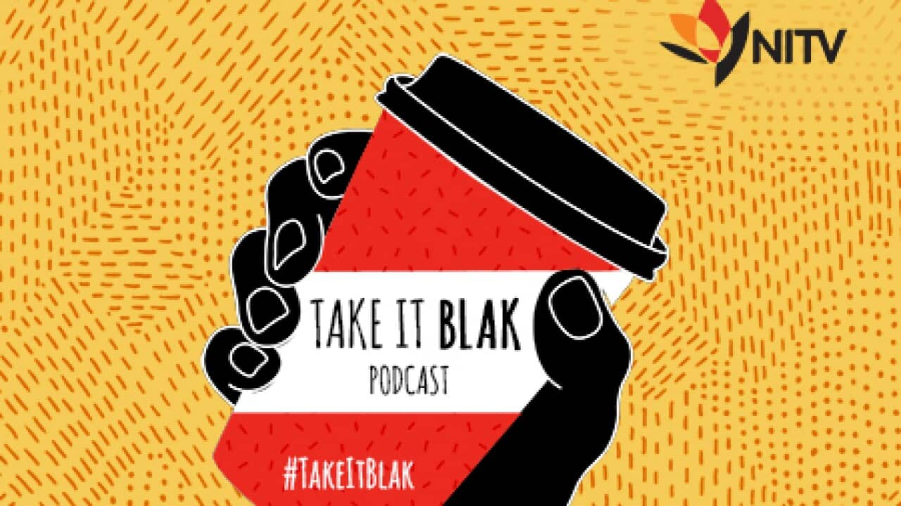 Take It Blak podcast logo