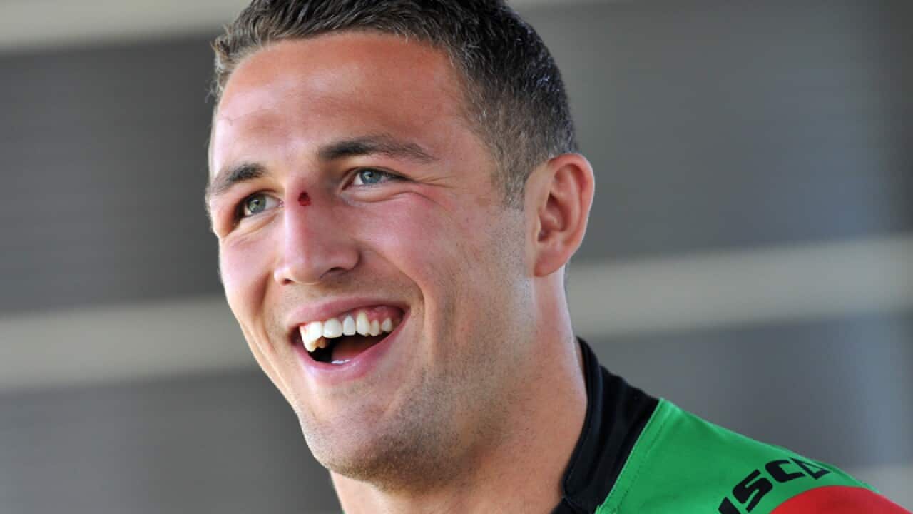 South Sydney Rabbitohs NRL player Sam Burgess