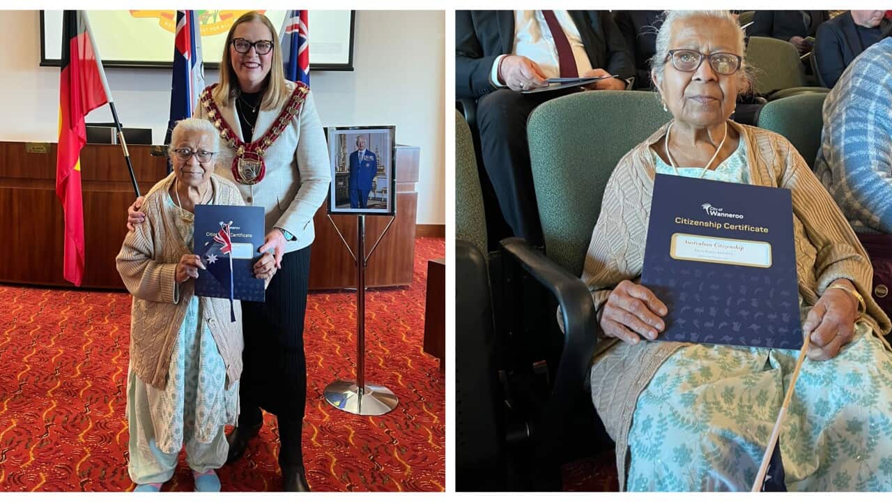 Bhartiben Batavia received Australian Citizenship at the age of 76.