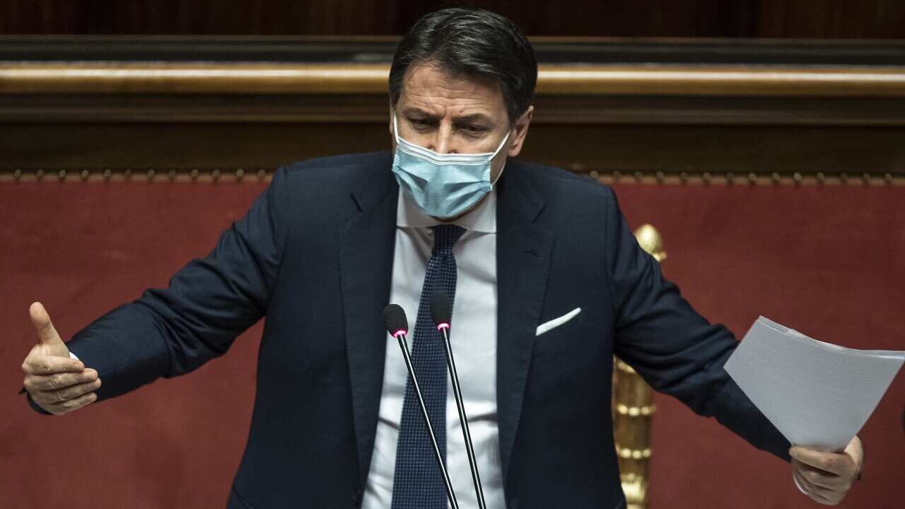 Italian Premier Giuseppe Conte