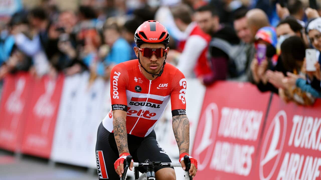 Lotto Soudal's Australian cyclist Caleb Ewan