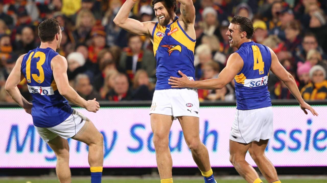 Josh Kennedy of the Eagles