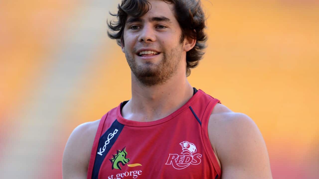 Queensland Reds player Liam Gill