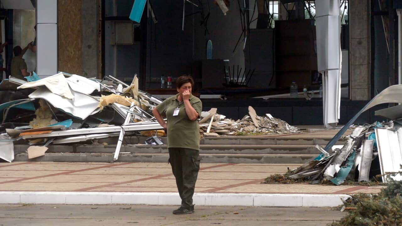 Aftermath of Russian attack on Izmail