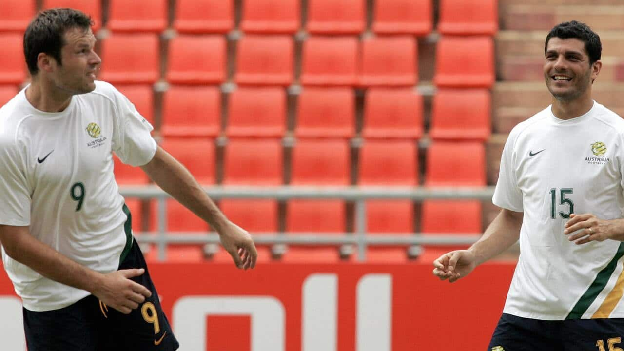 viduka aloisi Socceroos Asian Cup training