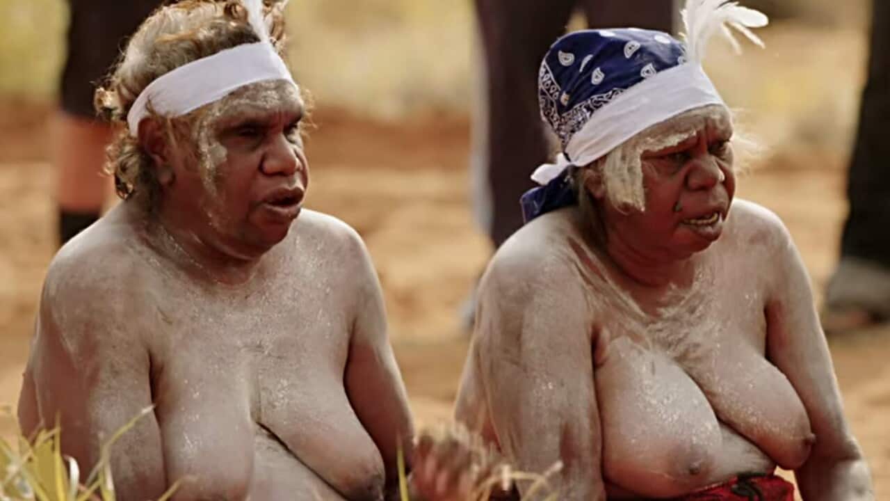ABC TV’s 8MMM program depicting Australian Aboriginal women taking part in a traditional ceremony