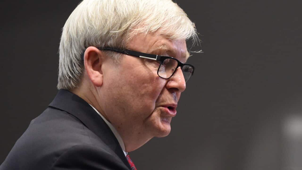 former Australian prime minister Kevin Rudd