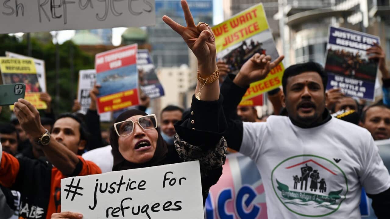 A refugee rights rally in Sydney (AAP).jpg