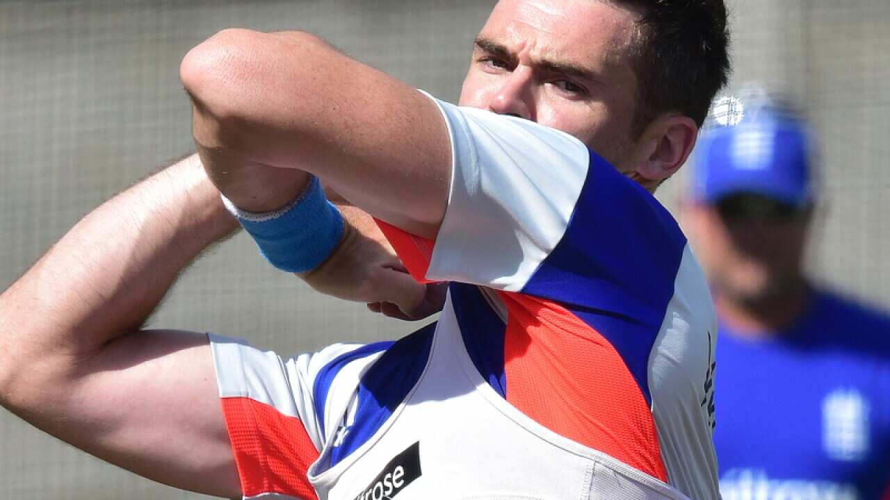 English cricketer James Anderson