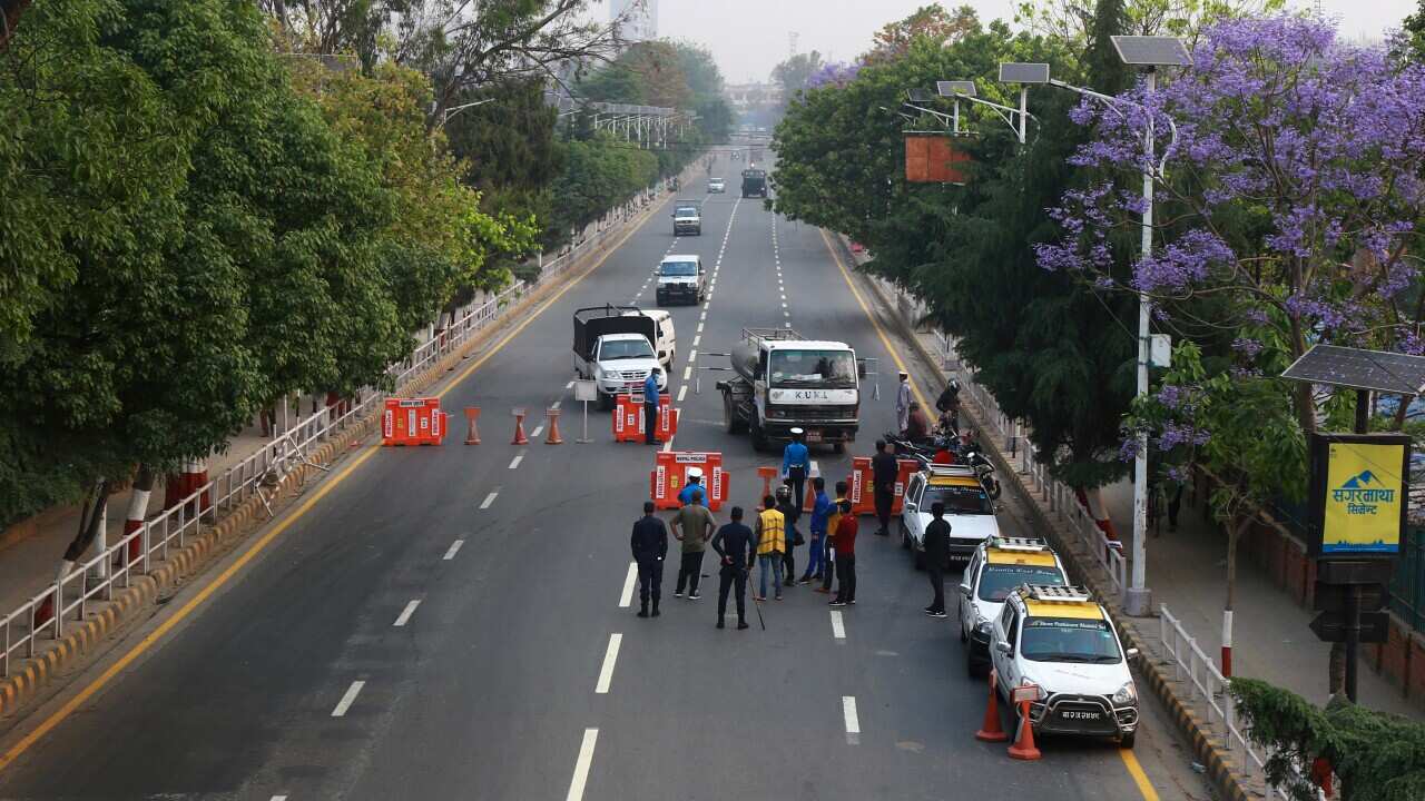 Lockdown in Kathmandu, Nepal amid new wave of coronavirus cases