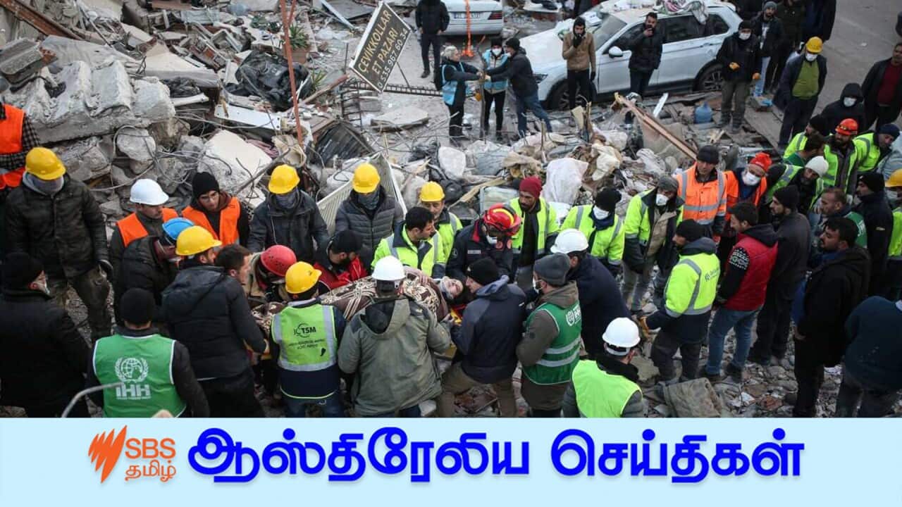 Search and rescue efforts are continuing across Turkey and Syria following Monday's 7.8 magnitude earthquake. Source: EPA / STR