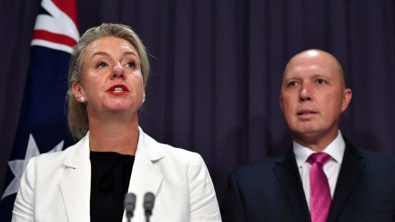 Sport Minister Bridget McKenzie, Home Affairs Minister Peter Dutton