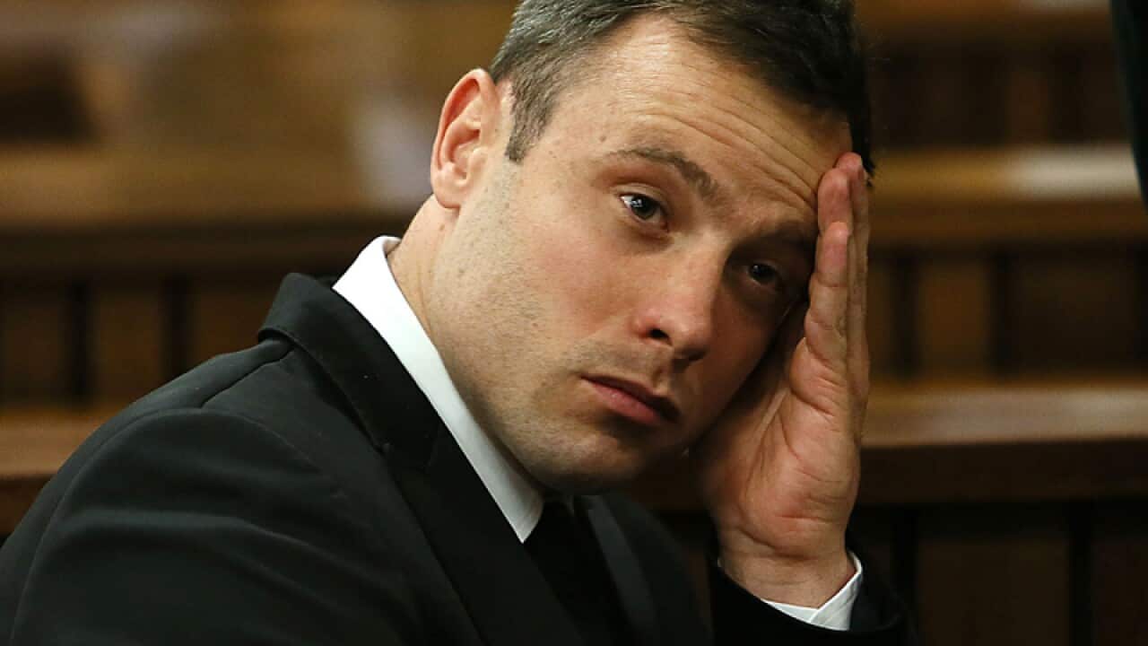 Oscar Pistorius, gestures