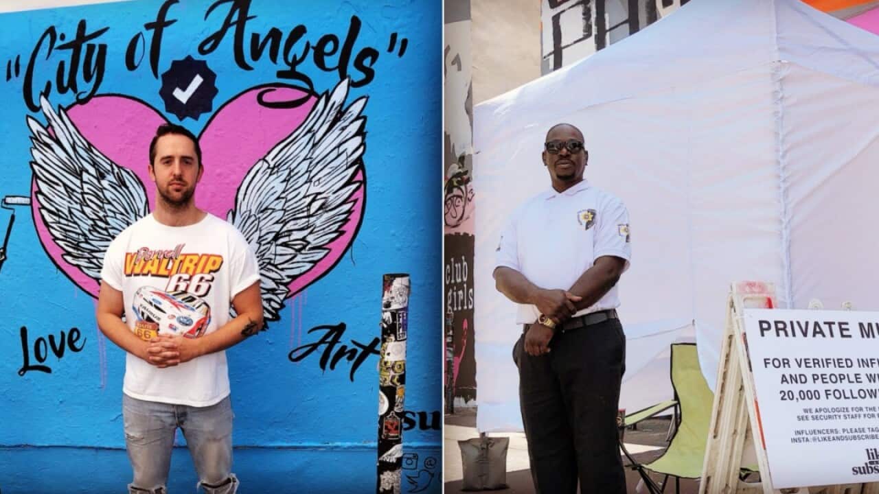 City of Angels mural in Los Angeles