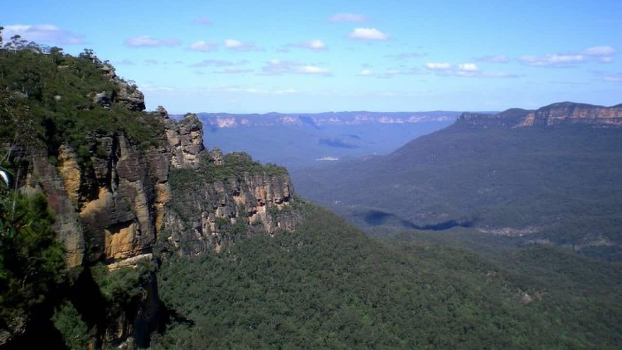 General view of the Blue Mountains