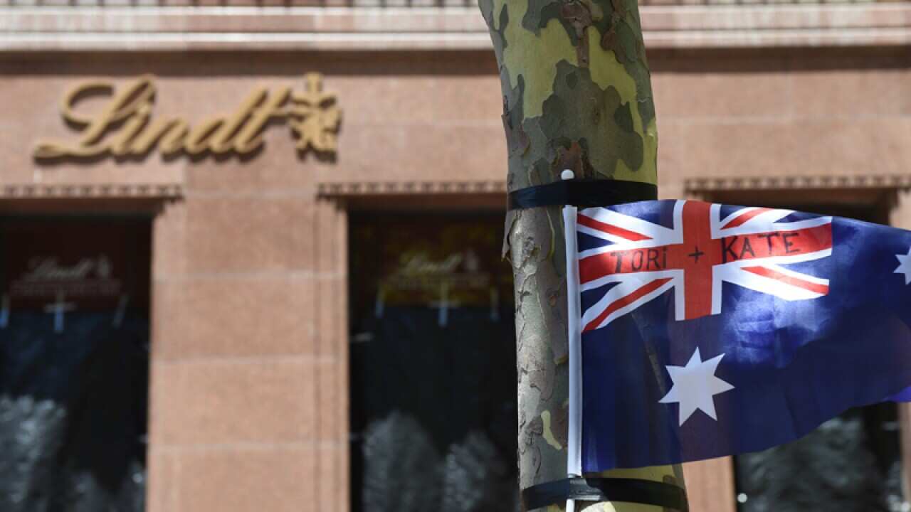 The Lindt Cafe in Martin Place, Sydney