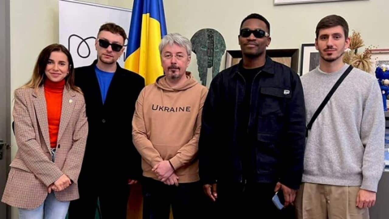 The TVORCHI band, which will represent Ukraine at the Eurovision Song Contest 2023, has left for Liverpool.jpg