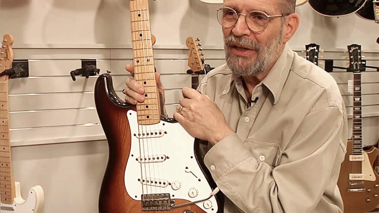 A first production model Fender Stratocaster