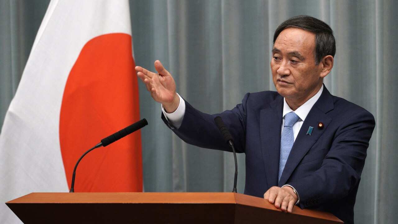Japan's Chief Cabinet Secretary Yoshihide Suga