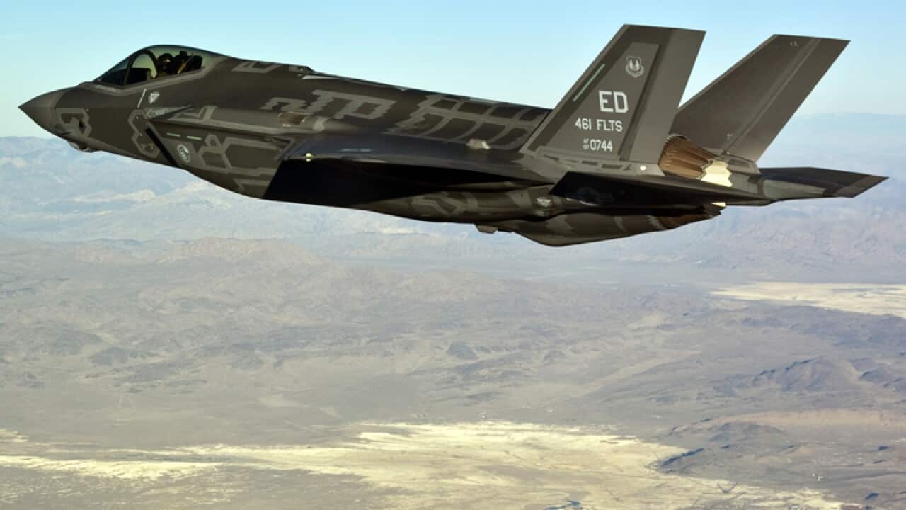 An F-35 Joint Strike Fighter aircraft