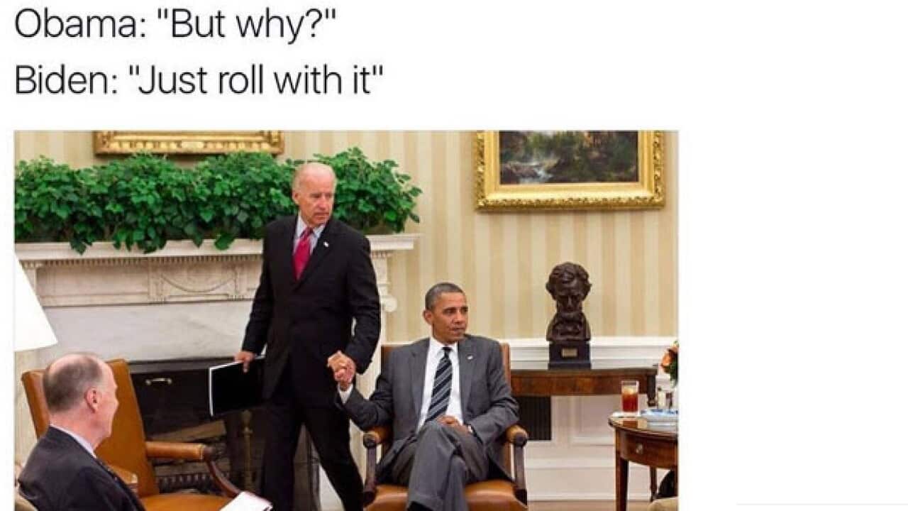Obama and Biden memes light up the SBS News