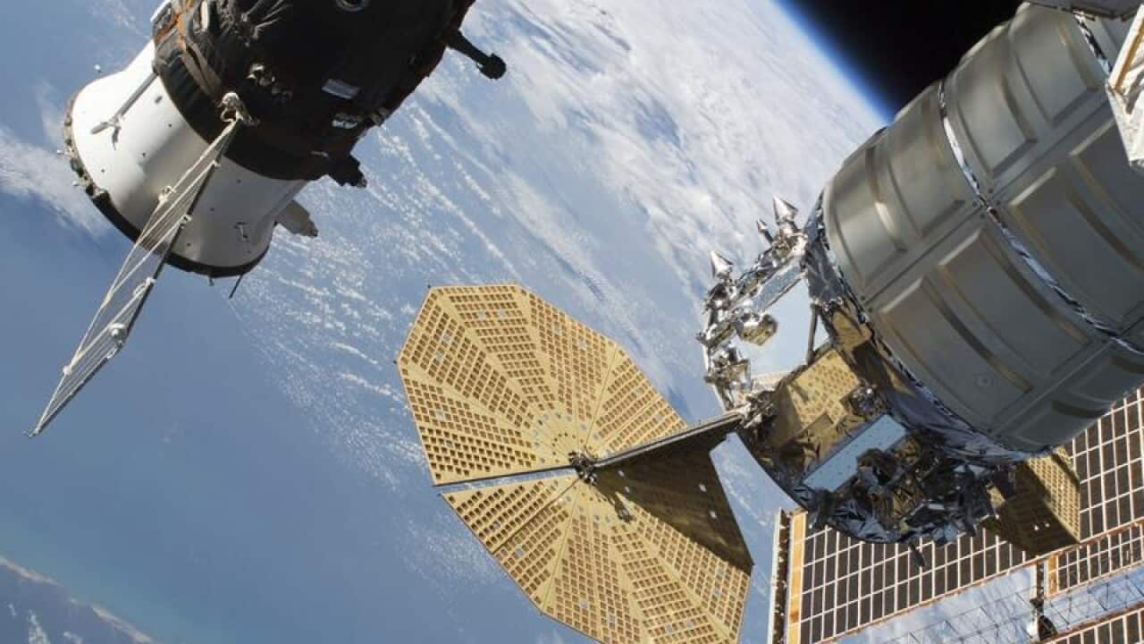 A Russian spacecraft at the International Space Station has been leaking air from a tiny hole.