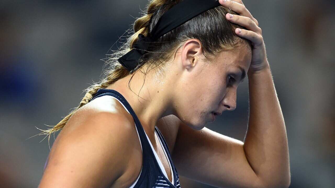 Australian junior tennis player Sara Tomic