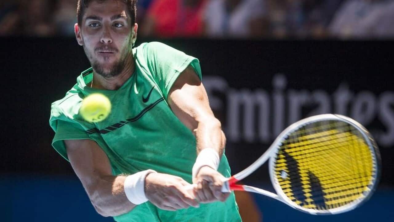 Thanasi Kokkinakis of Australia