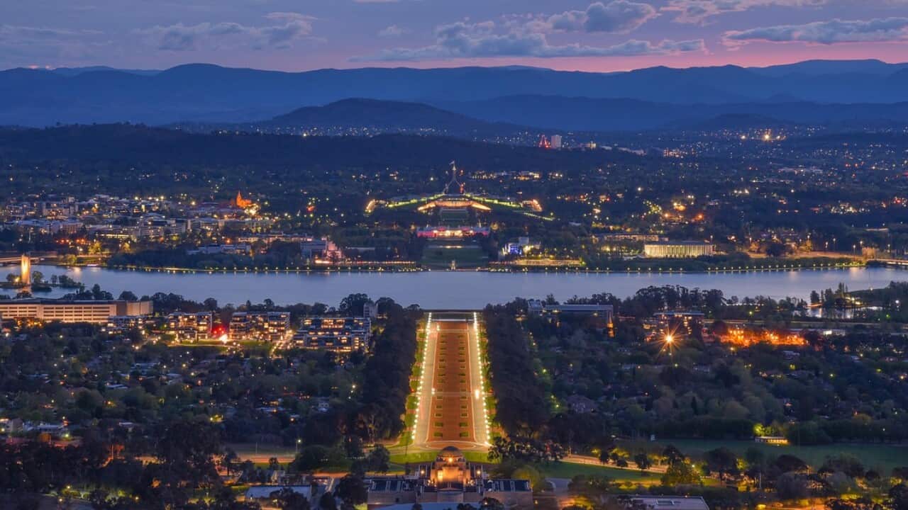 A general view of Canberra, Australian Capital Territory.