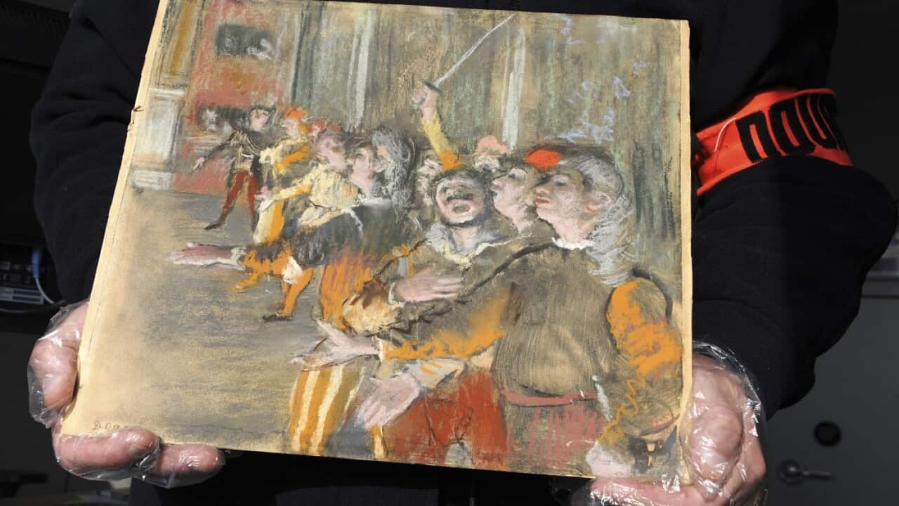 French customs have discovered an original Impressionist masterpiece by Edgar Degas stolen in 2009 in a suitcase on a bus.
