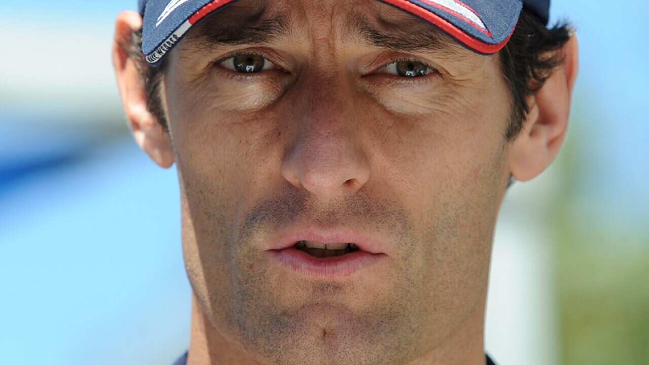 Formula One driver Mark Webber