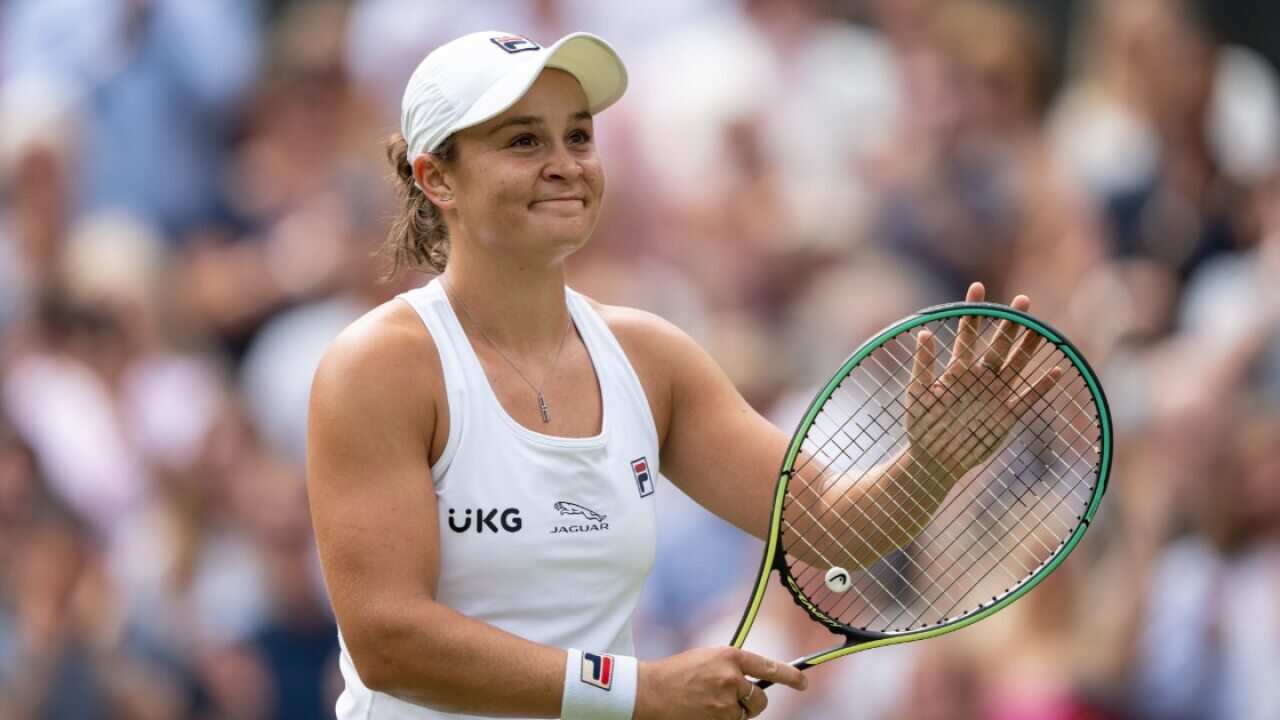 Ash Barty into Wimbledon final