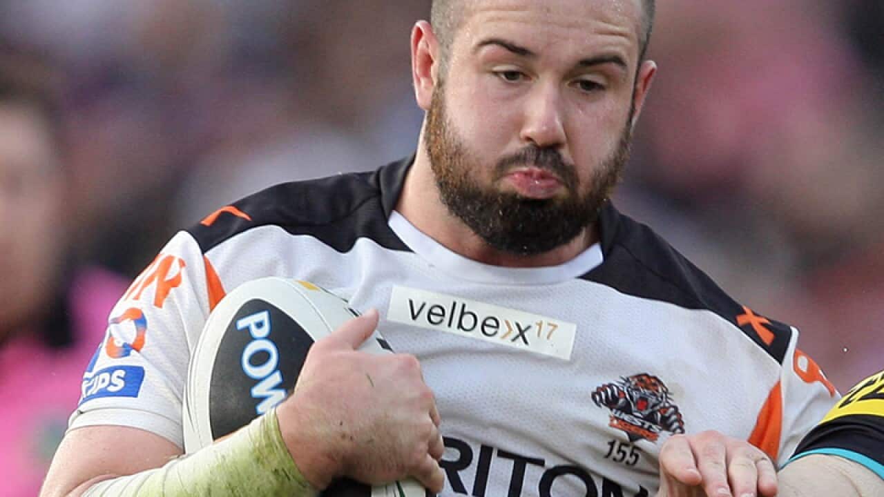 Aaron Woods in action