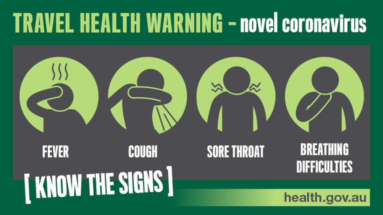 Health advise by Australian Government