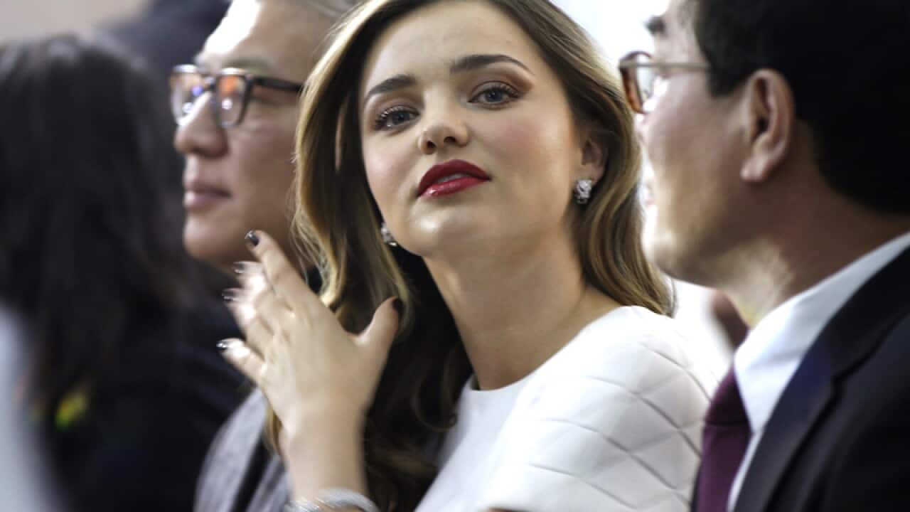 Australian supermodel Miranda Kerr