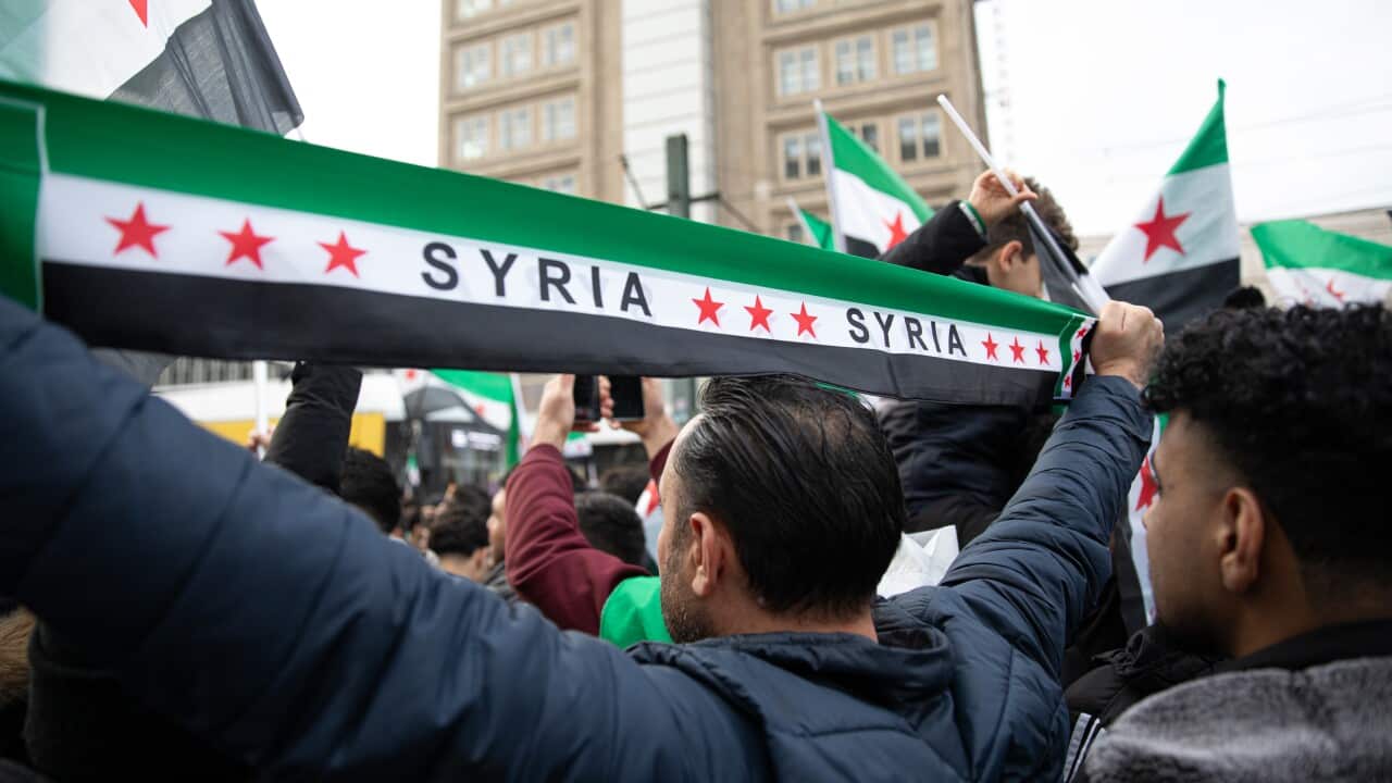 Germany: Syrian crowds rally in Berlin on first anniversary of Assad's fall