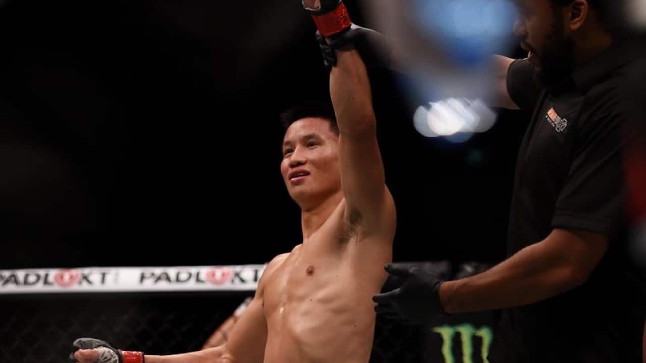 A file image of Australian UFC fighter Ben Nguyen