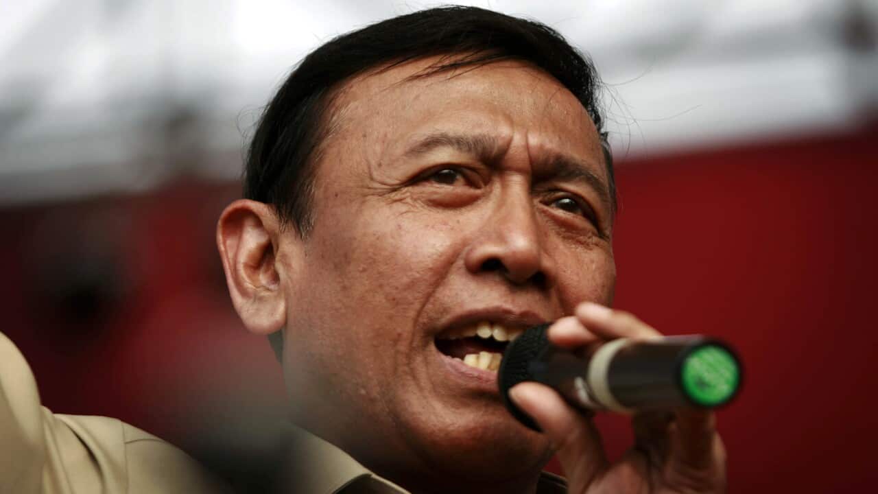 Coordinating Minister for Political, Legal and Security Affairs Wiranto.