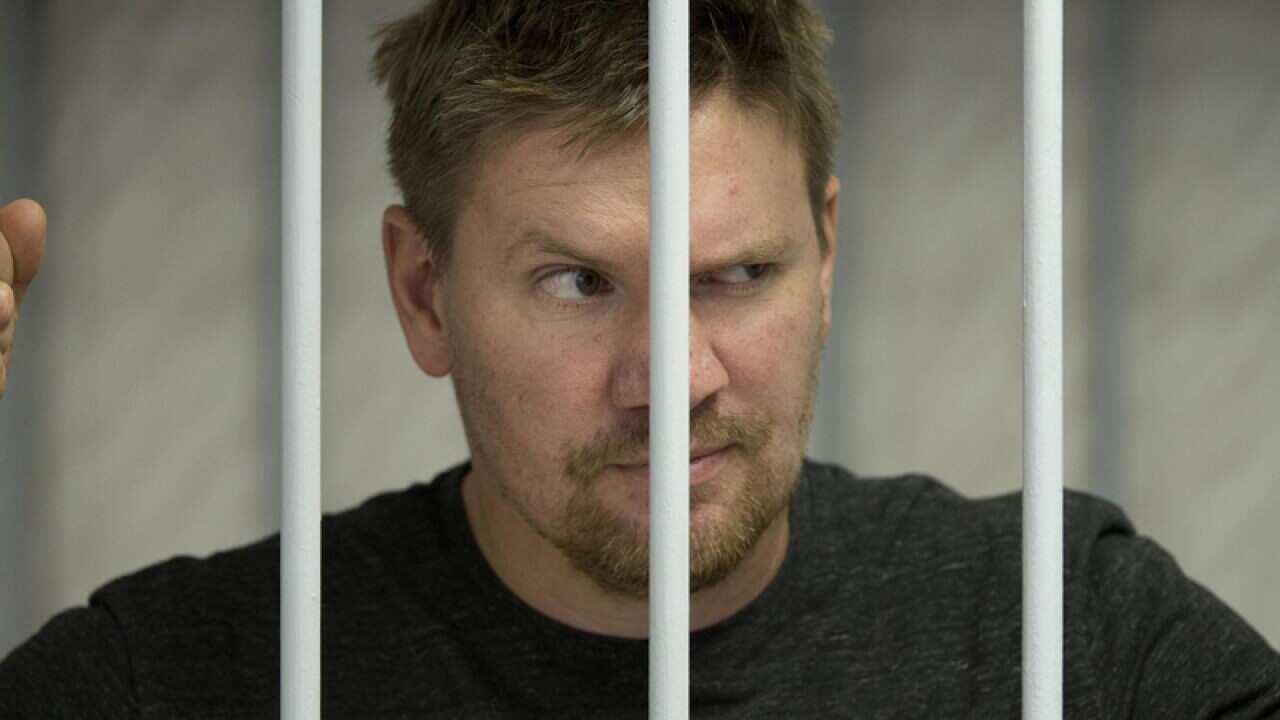 Greenpeace International activist Anthony Perret of Britain