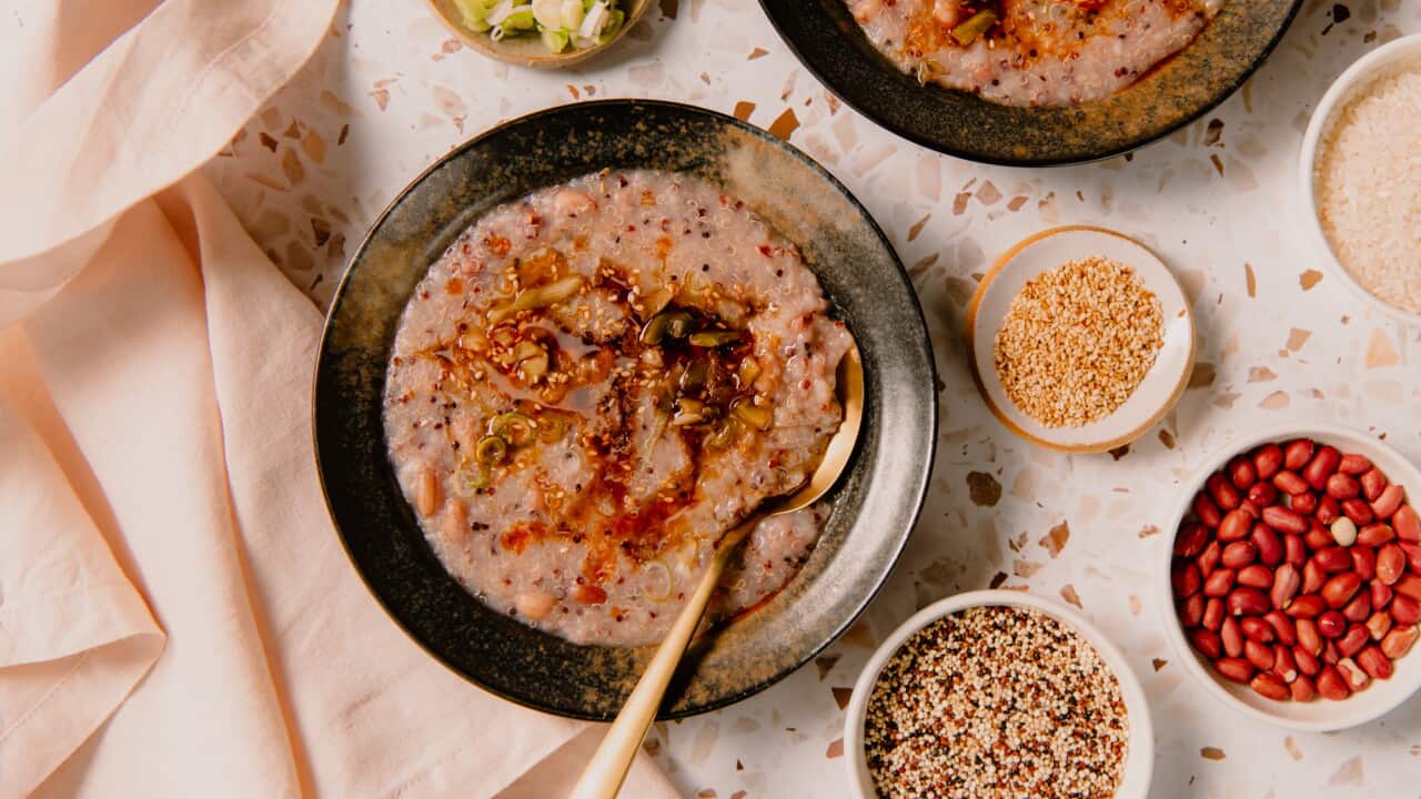 Vegetarian ‘protein packed’ congee