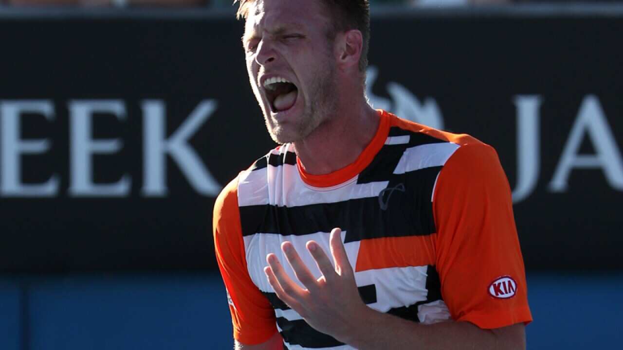 Australian tennis player Samuel Groth