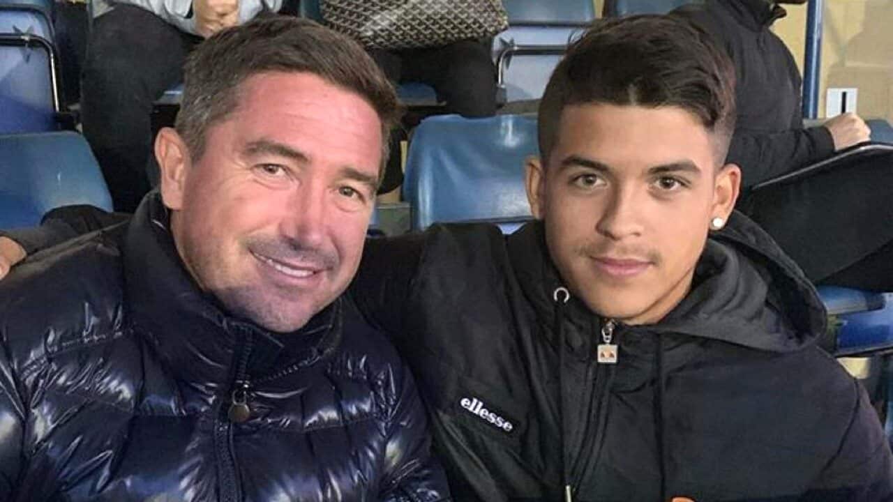 Harry Kewell (L), Aydan Hammond
