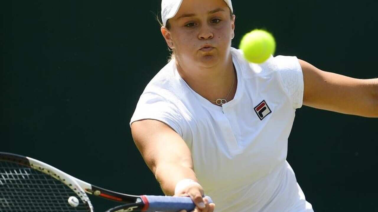 Ashleigh Barty of Australia .