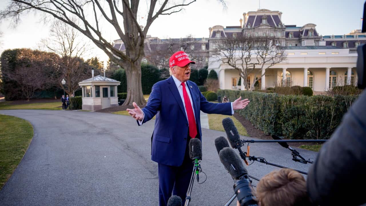 President Trump Departs White House For Florida