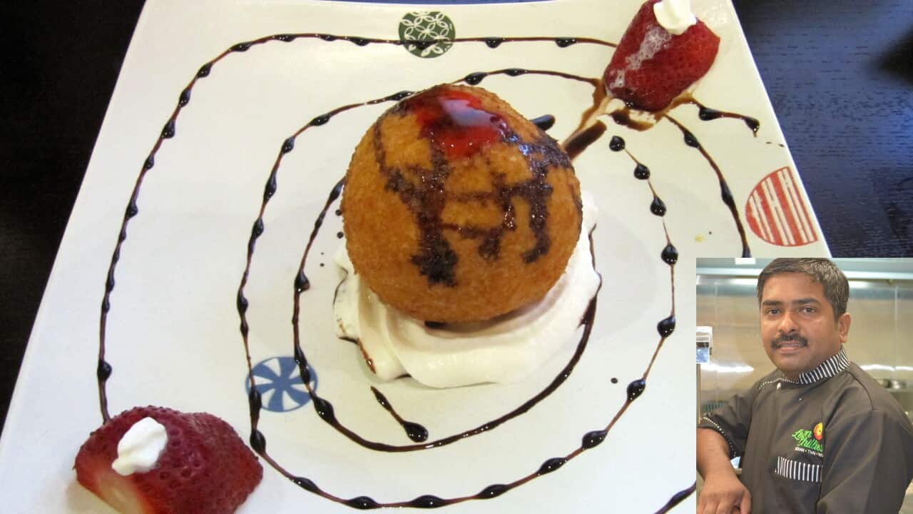 Deep Fried Ice Cream by Jijo Paul