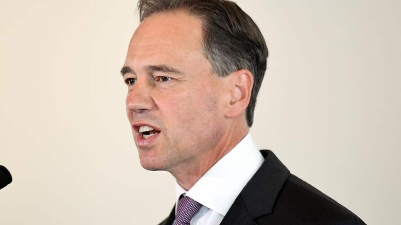 A file image of Health Minister Greg Hunt