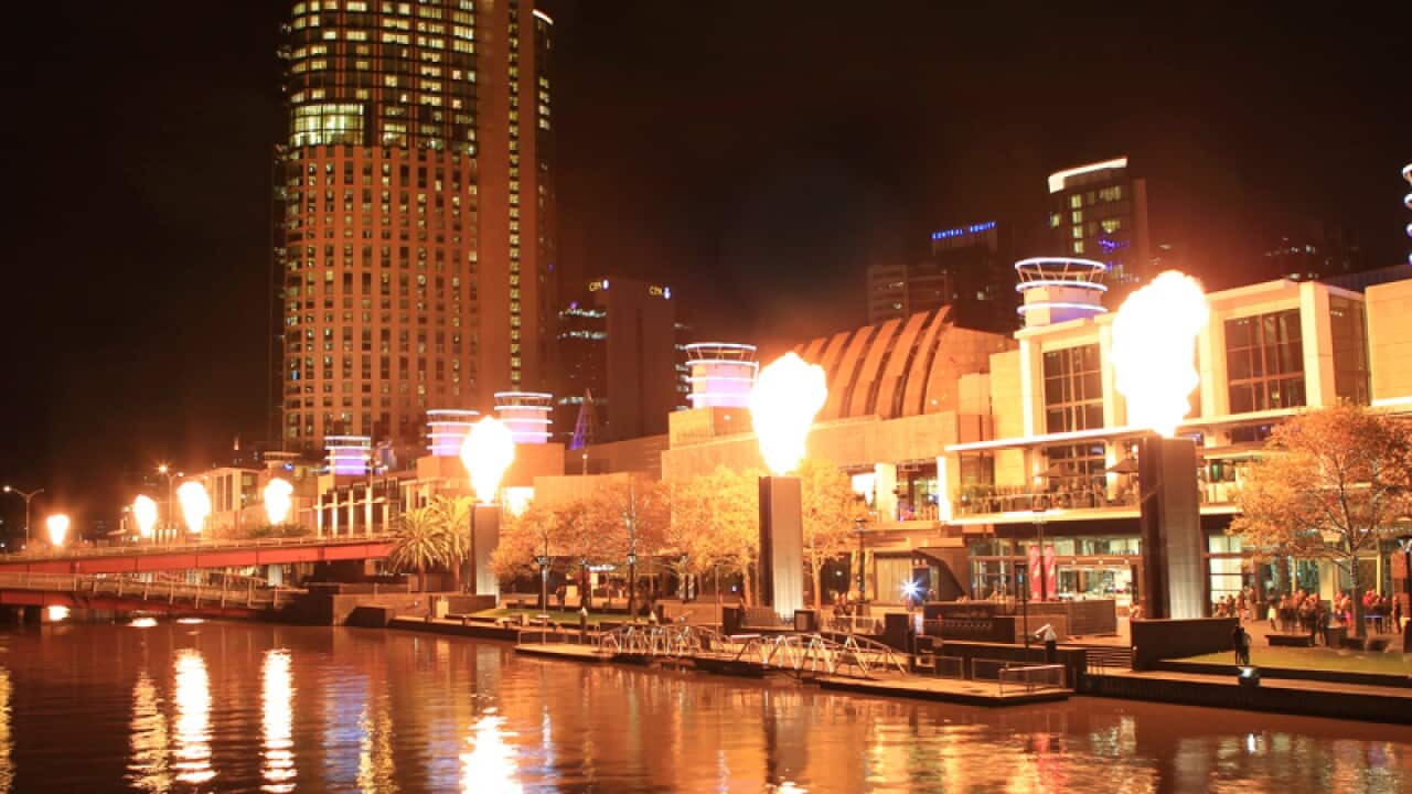 Crown Casino at night