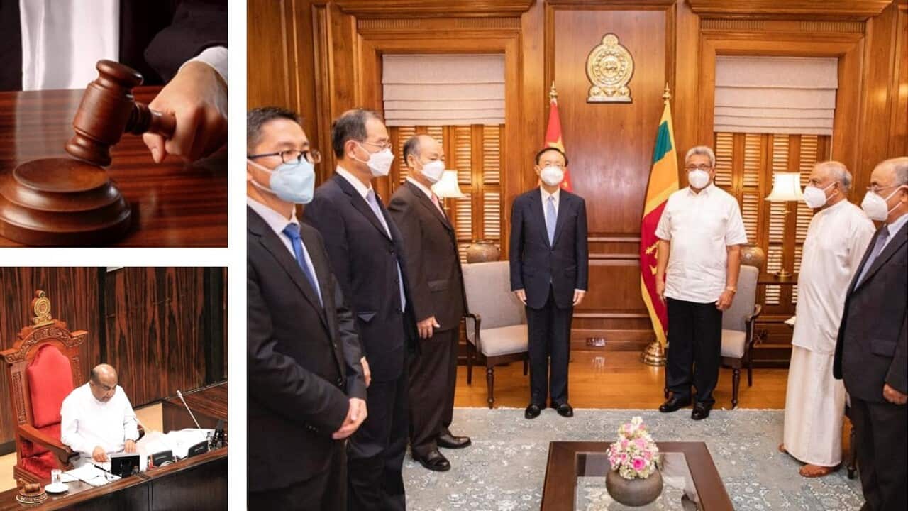 Supreme Court's decision on the 20th Amendment handed over to Speaker while the Chinese delegation returns to Sri Lanka without quarantine